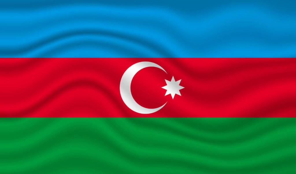 Azerbaijan National Flag